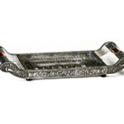 Manufacturers Exporters and Wholesale Suppliers of Metal Tray With Handle Gondal Gujarat